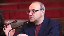 Armenia -- Gurgen Arsenian, the leader of United Labor Party, at his party's congress, 29Feb2012