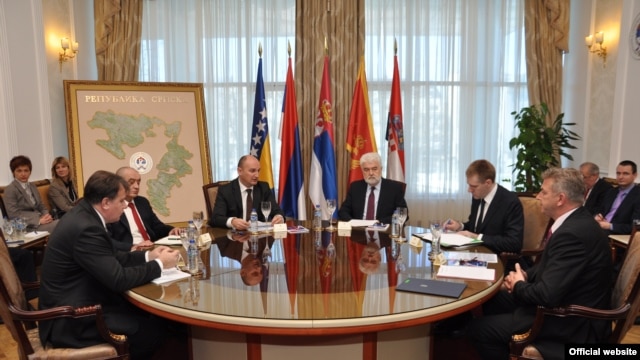 Sastanak zvaničnika iz regiona u Banja Luci, 24. februar 2012.