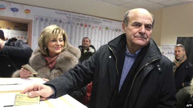 Pjer Luiđi Berzani na glasanju