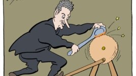 Karikatura Predraga Koraksića Coraxa