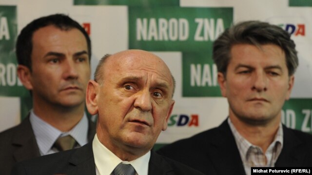 Sulejman Tihić na konferenciji za novinare SDA, 4. jun 2012.