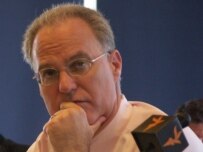 Henry Sokolski in Prague on June 18 (RFE/RL)
