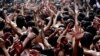 Pakistani Shi'ite Muslims attend a procession mourning the killing of the Prophet Muhammad's grandson Hussein in the 7th century, at the end of Ashura, in Lahore. (epa/Rahat Dar)