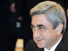 Russia -- Armenian President-elect Serzh Sarkisian in Moscow, 24Mar2008