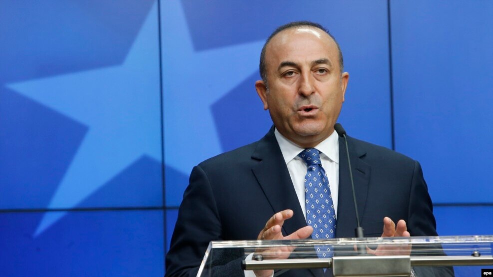 Türkiya sırtqı ister ministri Mevlyut Çavuşoglu.
