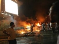 Dozens of gas stations in Tehran and other cities were destroyed in rioting on June 26-27 (AFP)
