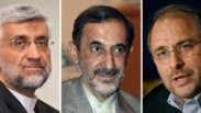 سعید جلیلی، علی اکبر ولایتی و محمد باقر قالی باف کاندیدان در انتخابات ریاست جمهوری ایران 