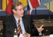 Bruce Jackson addresses the forum on May 3 (courtesy photo)