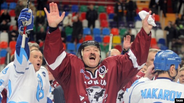 Lukashenka on ice