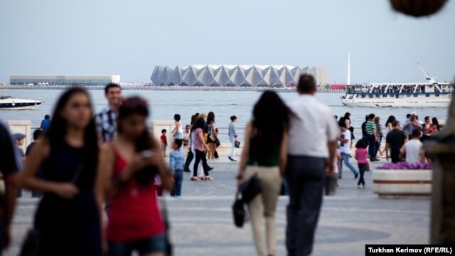 The Crystal Hall in Baku, the newly built venue where Eurovision Song Contest was held between May 22 and 26