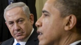 U.S. President Barack Obama (right) and Israeli Prime Minister Benjamin Netanyahu during a meeting at the White House in March