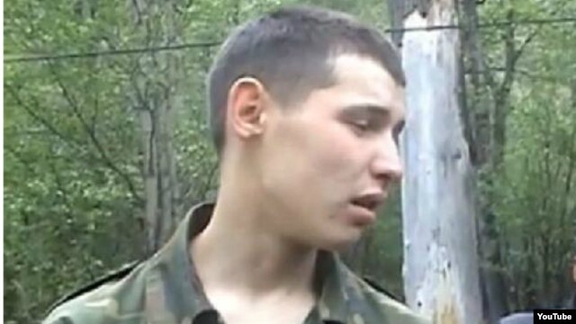 Kazakh border guard Vladislav Chelakh