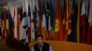Qirg‘izistonlik o‘zbeklar liderlaridan biri Qodirjon Botirov. 2012 yil, 15 may, Varshava shahri.