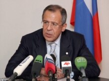 Belgium -- Russian Foreign Minister Sergei Lavrov speaks to journalists at the end of the 14th OSCE Ministerial Council in Brussels, 05Dec2006