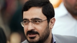 Former Tehran prosecutor Said Mortazavi attends a hanging in Tehran in 2007.