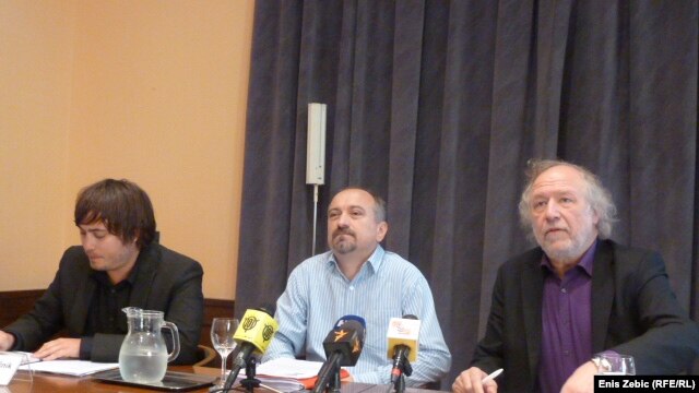 Čelni ljudi hrvatske i slovenske novinarske organizacije, Zagreb 4.11.2011