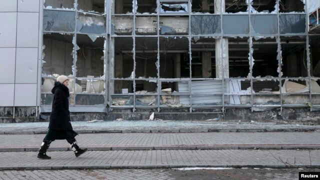 Донецк, февраль 2015 года. Иллюстративное фото