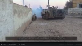 БТР с узбекскими боевиками-смертниками.
