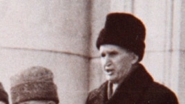 Nicolae Ceausescu delivers his last public speech in Bucharest on December 21, 1989. He would be executed a few days later.