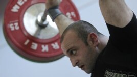 Georgian Olympic weightlifter Gia Machavariani