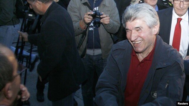 Dolazak Ilije Jurišića u Tuzlu nakon oslobađanja iz beogradskog zatvora, 11.10.2012. 