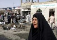 Two children were killed last night when this Shi'ite mosque was bombed