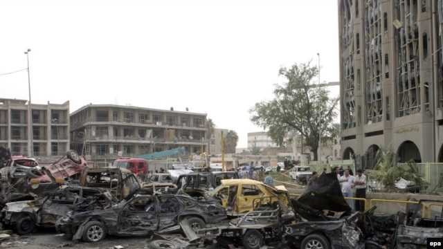 A bomb attack near the Justice Ministry building in central Baghdad on October 25 undelines the urgency of the law, observers say.