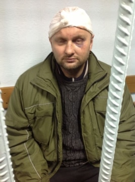 Один із затриманих (Фото Ірини Геращенко)