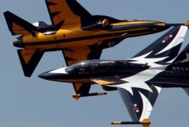 جنگنده‌های عقاب سیاه متعلق به نیروی هوایی کره جنوبی