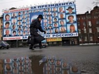 A Unified Russia poster in St. Petersburg (epa)