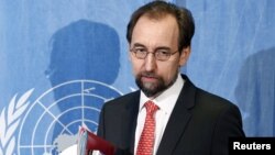 БҰҰ-ның адам құқығы жөніндегі жоғарғы комиссары Зейд Раад әл-Хуссейн.