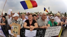 Proteste anti-Băsescu la Bucureşti, august 2012
