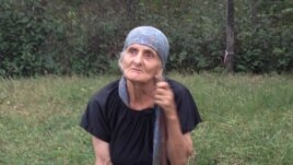 Biological mother Liana Khurtsidze in Dikhashkho, Georgia