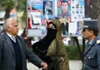 Campaign posters in Baku (file photo) (AFP)