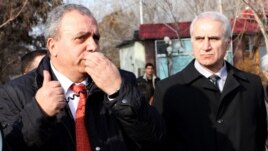 Armenia - Opposition presidential candidate Hrant Bagratian campaigns in Armavir province, 5Feb2013.