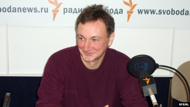 Владимир Воеводский в студии Радио Свобода