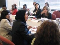 Participants in the 2006 program participate in a conference (Courtesy Photo)