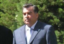 Tajikistan -- President Imomali Rakhmonov, in Dushanbe, 27Jul2006