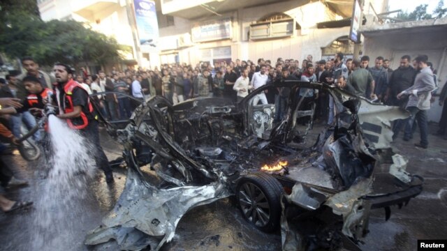 Gaza nakon zračnih napada Izraela, novembar 2012.