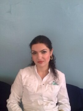 Amina Gunasheva, the wife of anesthesiologist Marat Gunashev, whom she hasn't seen since his jailing