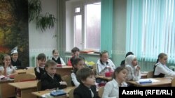 Pupils at a Kazan elementary school.