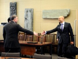 ჯეიმს აპატურაისა და გიორგი ბარამიძის შეხვედრა