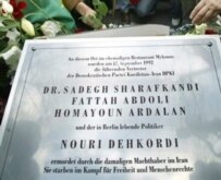 This plaque commemorating the victims now stands at the site (AFP)