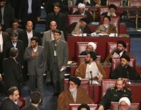 President Mahmud Ahmadinejad attended the opening of the assembly today (Fars)
