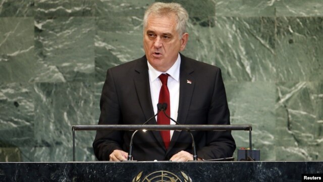 Tomislav Nikolić na zasedanju Generalne skupštine UN, septembar 2012.