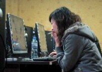 An Internet cafe in Qingdao, China (file photo) (epa)