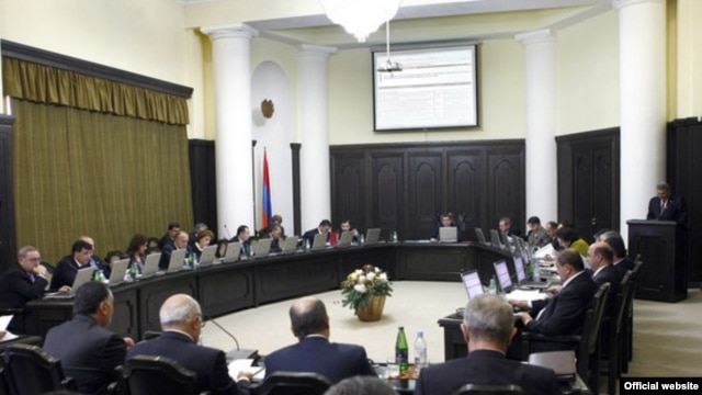 Заседание правительства Армении (архивная фотография)