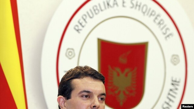 Macedonian Foreign Minister Nikola Poposki