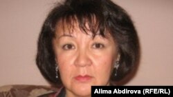 Ақтөбелік құқық қорғаушы, журналист Әлима Әбдірова.