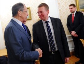 Сергей Лавров и Эдгар Ринкевич. Москва, ноябрь 2013